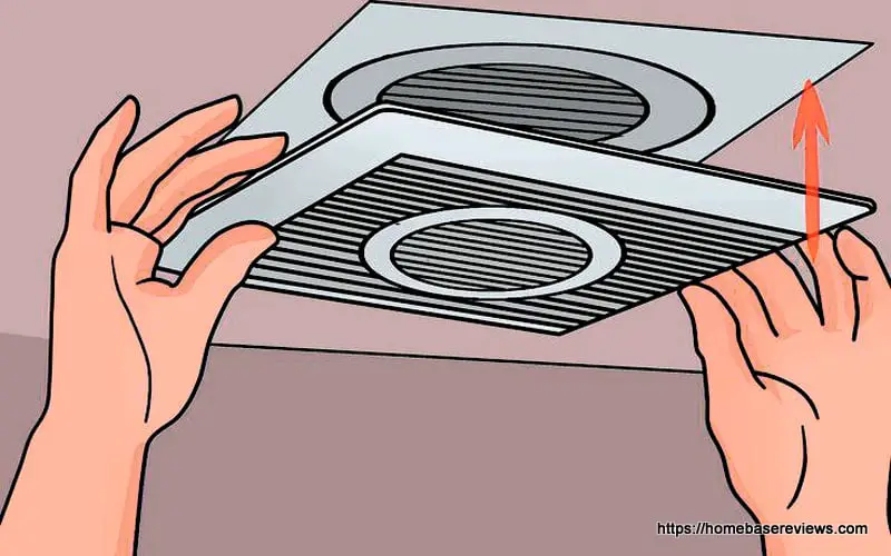 How to clean a bathroom exhaust fan with light