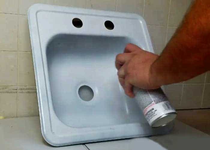 Stainless Steel Sink Painting
