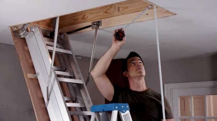 How to install an attic ladder by yourself