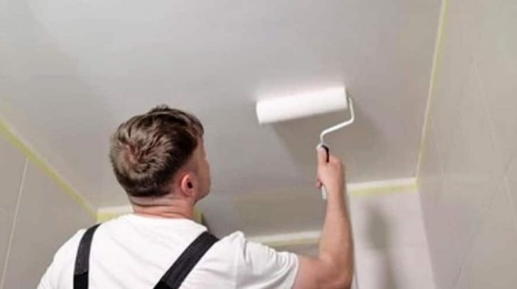 Flat paint for bathroom ceiling